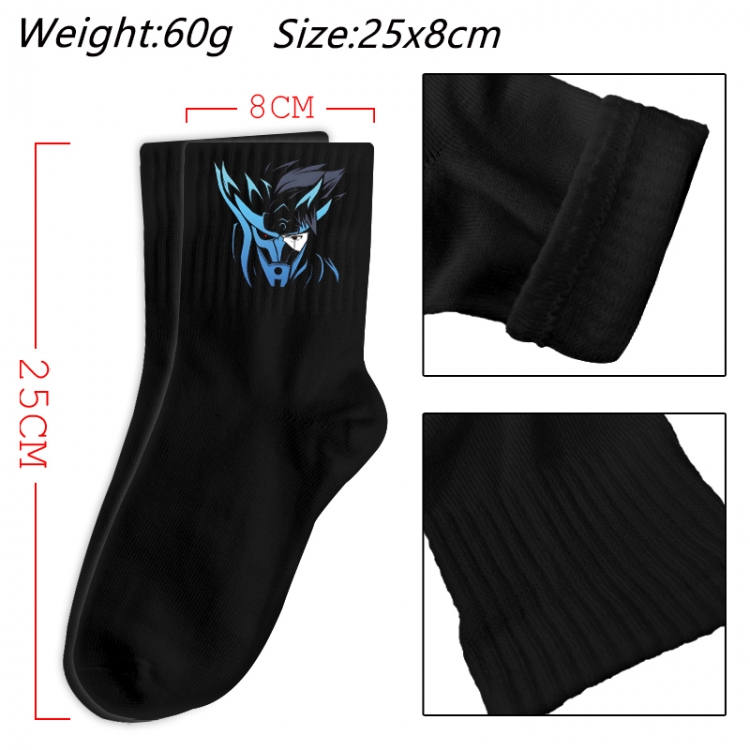 Naruto Anime Print Long Crew Cotton Socks 25x8cm