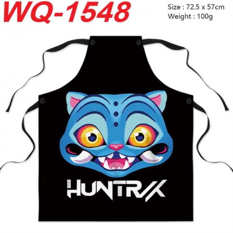 Kpop demon hunters Anime Creative Digital Printing Apron 72.5x57cm