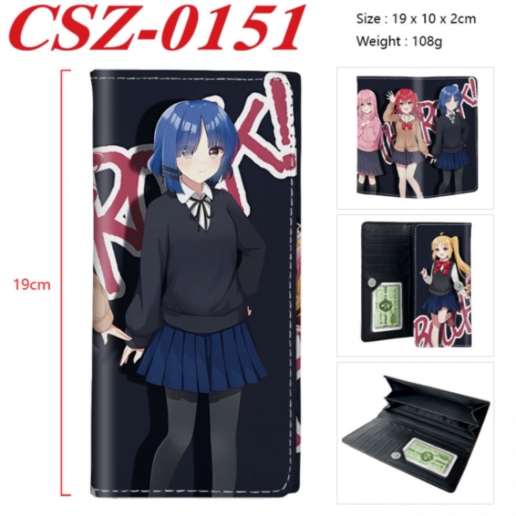 BOCCHI THE ROCK! Anime peripheral long three fold wallet 19x10x2cm