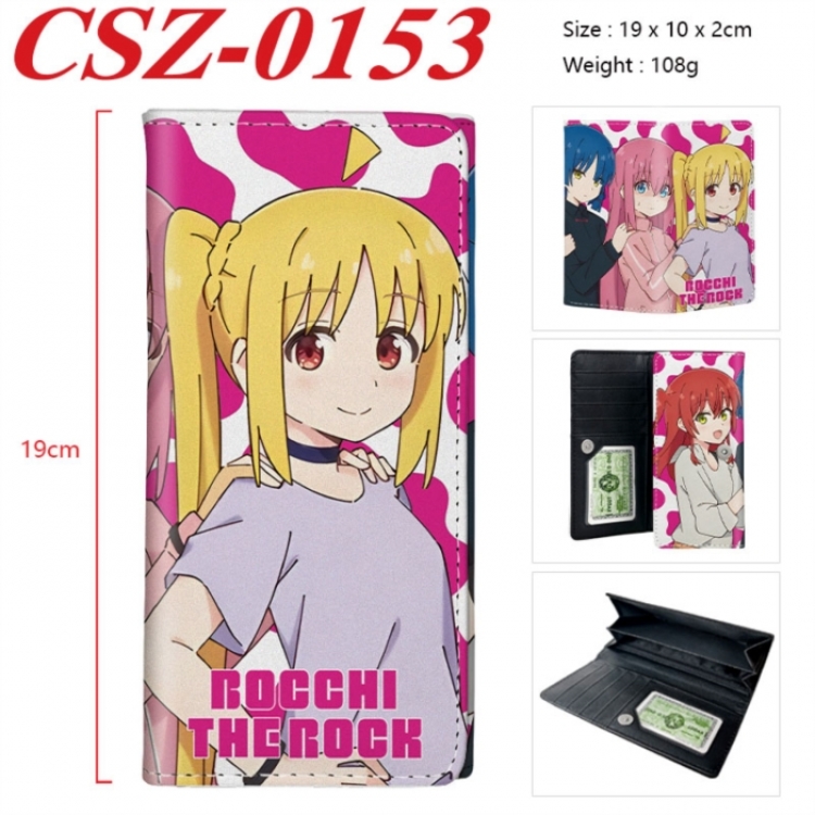 BOCCHI THE ROCK! Anime peripheral long three fold wallet 19x10x2cm