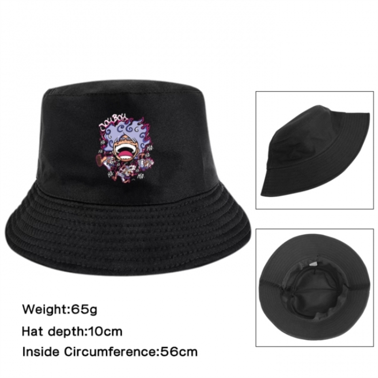 One Piece Anime Printed Outdoor Fisherman's Hat Sunshade Hat 56cm