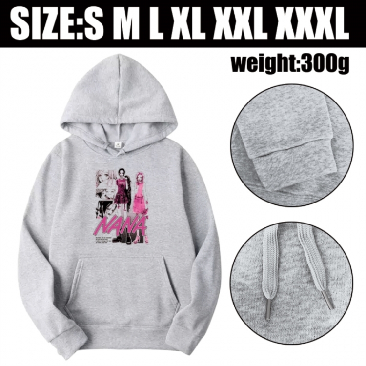 NANA Anime printed hooded sweatshirt top from S to 3XL