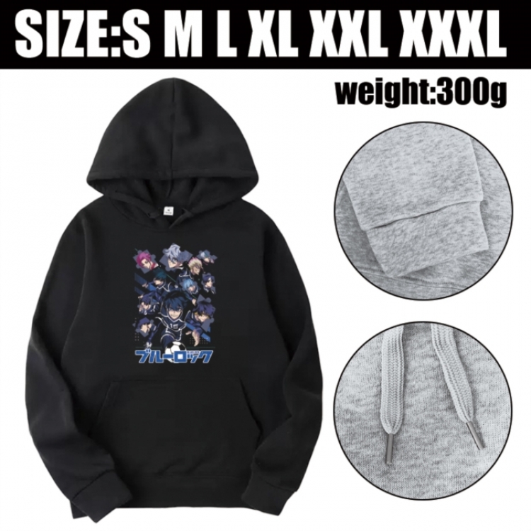 BLUE LOCK Anime printed hooded sweatshirt top from S to 3XL