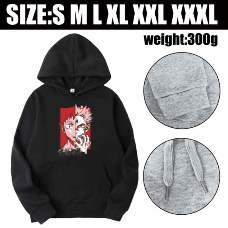 Jujutsu Kaisen Anime printed hooded sweatshirt top from S to 3XL