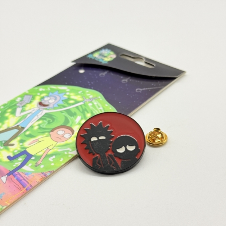 Rick and Morty Anime cartoon metal brooch  price for 5 pcs 