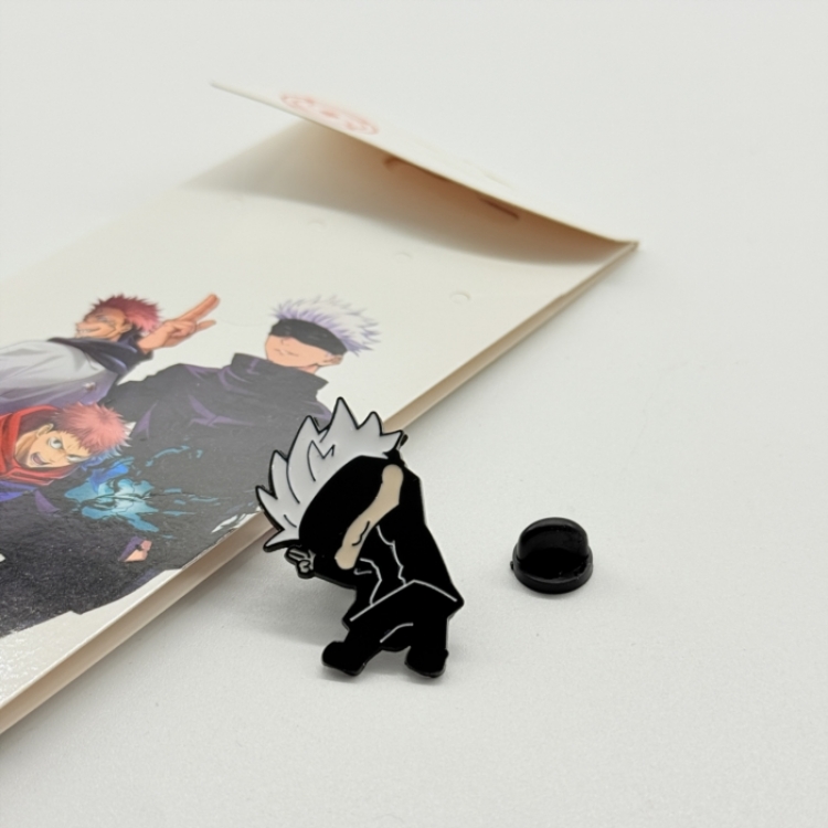 Jujutsu Kaisen Anime cartoon metal brooch  price for 5 pcs 