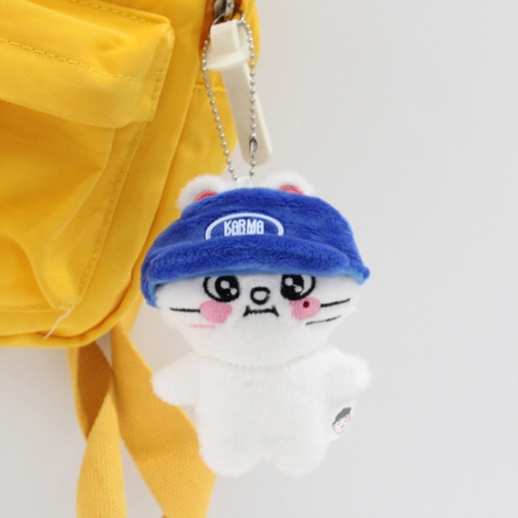SKZOO Little rabbit fur+PP cotton plush toy pendant 12x7x4cm price for 5 pcs