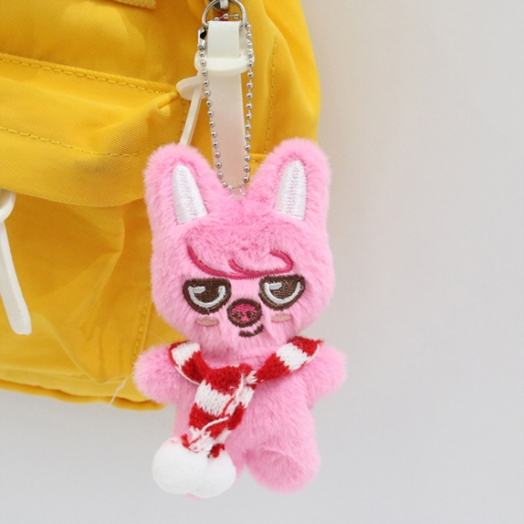 SKZOO Baby rabbit fur + PP cotton Plush Toy Pendant 8x5x8cm price for 5 pcs