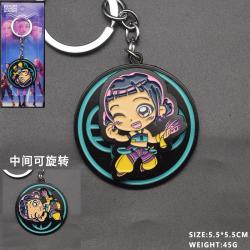 K-Pop Demon Hunters Anime peripheral rotatable keychain price for 5 pcs