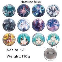 Hatsune Miku Anime tinplate br...
