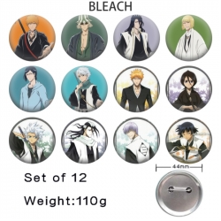 Bleach Anime tinplate bright film badge 44mm a set of 12