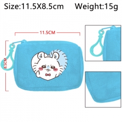 Chiikawa Anime Plush Wallet Storage Bag Earphone Bag Coin Wallet price for 5 pcs
