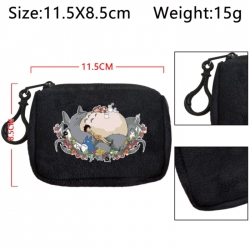 TOTORO Anime Plush Wallet Storage Bag Earphone Bag Coin Wallet price for 5 pcs