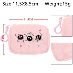TOTORO Anime Plush Wallet Storage Bag Earphone Bag Coin Wallet price for 5 pcs