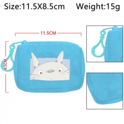 TOTORO Anime Plush Wallet Storage Bag Earphone Bag Coin Wallet price for 5 pcs