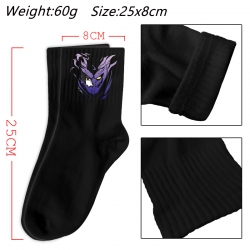 Naruto Anime Print Long Crew Cotton Socks 25x8cm
