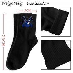 Naruto Anime Print Long Crew Cotton Socks 25x8cm