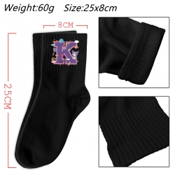  Sanrio Anime Print Long Crew Cotton Socks 25x8cm