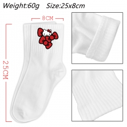  Sanrio Anime Print Long Crew Cotton Socks 25x8cm