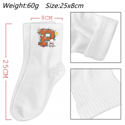  Sanrio Anime Print Long Crew Cotton Socks 25x8cm