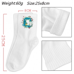  Sanrio Anime Print Long Crew Cotton Socks 25x8cm
