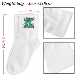  Sanrio Anime Print Long Crew Cotton Socks 25x8cm