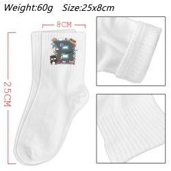  Sanrio Anime Print Long Crew Cotton Socks 25x8cm