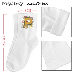  Sanrio Anime Print Long Crew Cotton Socks 25x8cm