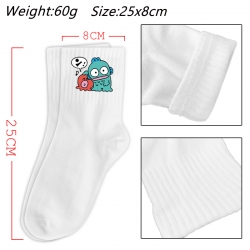  Sanrio Anime Print Long Crew Cotton Socks 25x8cm