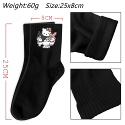  Sanrio Anime Print Long Crew Cotton Socks 25x8cm