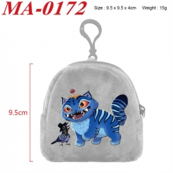 Kpop demon hunters Anime cartoon plush coin purse 9.5X9.5X4cm