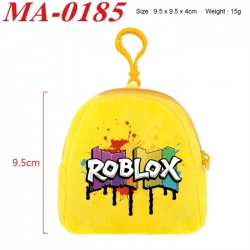 Roblox Anime cartoon plush coin purse 9.5X9.5X4cm