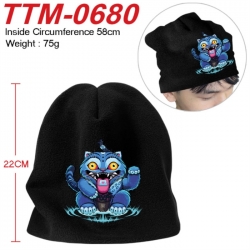 Kpop demon hunters Anime hot stamping hat knitted hat 58cm