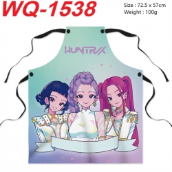 Kpop demon hunters Anime Creative Digital Printing Apron 72.5x57cm