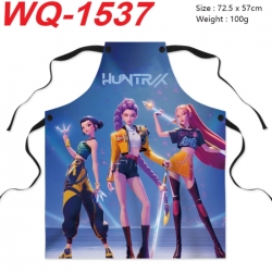 Kpop demon hunters Anime Creative Digital Printing Apron 72.5x57cm