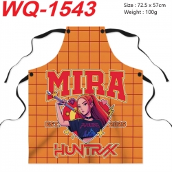 Kpop demon hunters Anime Creative Digital Printing Apron 72.5x57cm