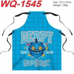 Kpop demon hunters Anime Creative Digital Printing Apron 72.5x57cm