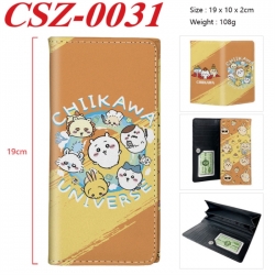 Chiikawa Anime peripheral long three fold wallet 19x10x2cm