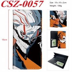 DANDADAN Anime peripheral long three fold wallet 19x10x2cm