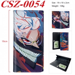 DANDADAN Anime peripheral long three fold wallet 19x10x2cm