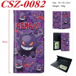 Pokemon Anime peripheral long three fold wallet 19x10x2cm