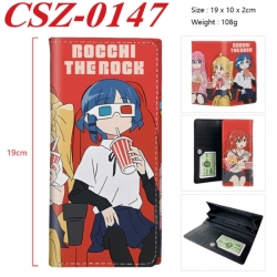 BOCCHI THE ROCK! Anime peripheral long three fold wallet 19x10x2cm