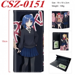 BOCCHI THE ROCK! Anime peripheral long three fold wallet 19x10x2cm