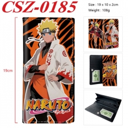 Labubu Anime peripheral long three fold wallet 19x10x2cm