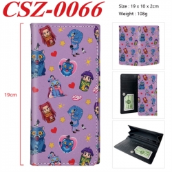 K-Pop Demon Hunters Anime peripheral long three fold wallet 19x10x2cm