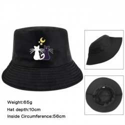 sailormoon Anime Printed Outdoor Fisherman's Hat Sunshade Hat 56cm