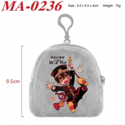 Toilet-bound Hanako-kun Anime cartoon plush coin purse 9.5X9.5X4cm