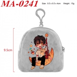 Toilet-bound Hanako-kun Anime cartoon plush coin purse 9.5X9.5X4cm