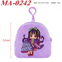 Toilet-bound Hanako-kun Anime cartoon plush coin purse 9.5X9.5X4cm