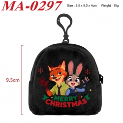 Gravity Falls Anime cartoon plush coin purse 9.5X9.5X4cm